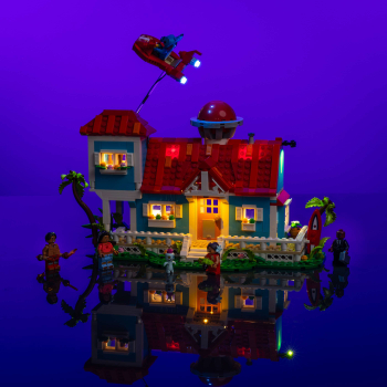 LMB 2.0 Version - LED-​Beleuchtungs-Set für LEGO® Disney Lilo and Stitch Beach House #43268